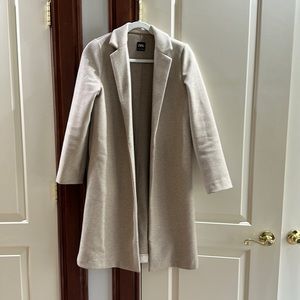 Zara lapel coat sz S